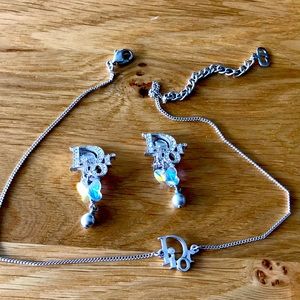 Choker & Earring clip - Dior